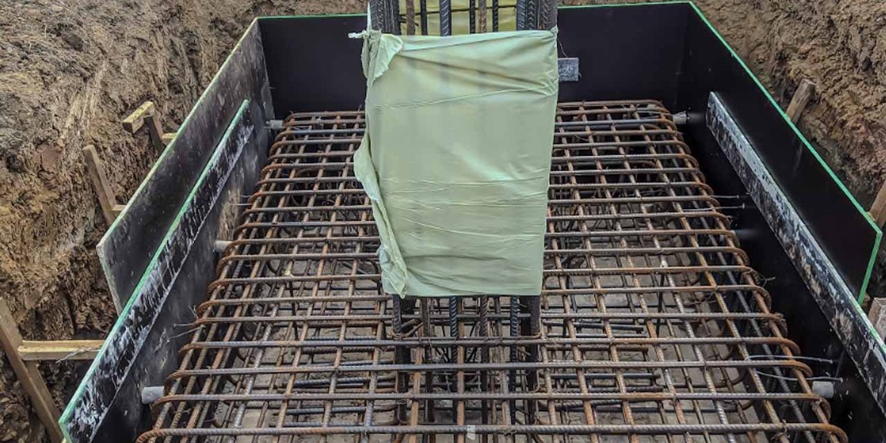Steel Rebar Grid Construction